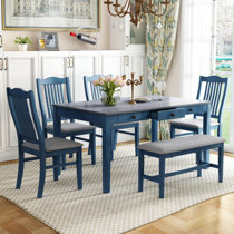 Wayfair Bench Blue Kitchen Dining Room Sets You ll Love in 2024